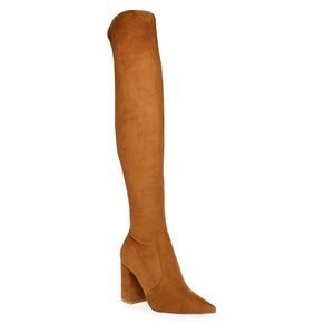 Steve Madden Cognac high knee boots